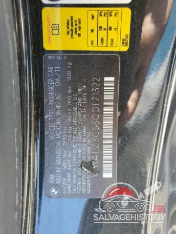 WBALZ3C53CDL71322 2012 BMW 6 SERIES photo no. 12
