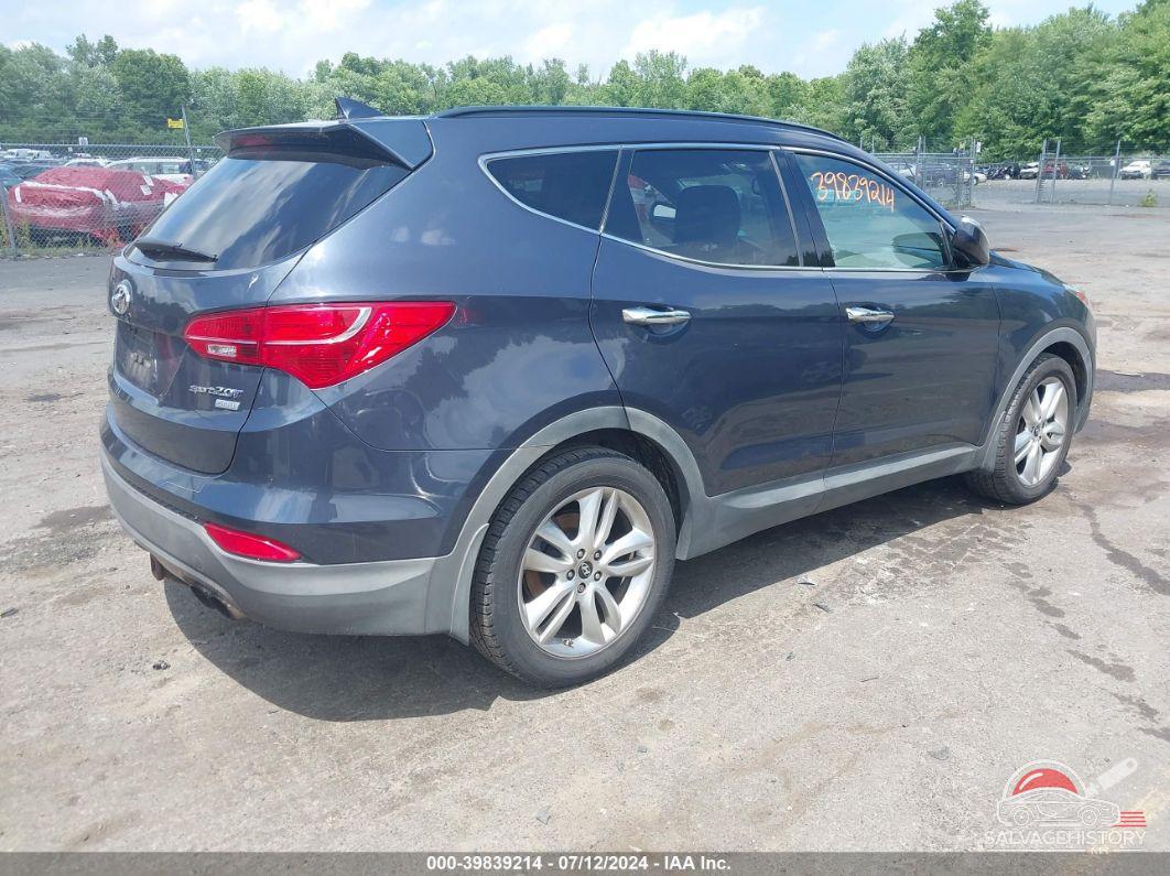 5XYZUDLAXDG087669 2013 HYUNDAI SANTA FE photo no. 4