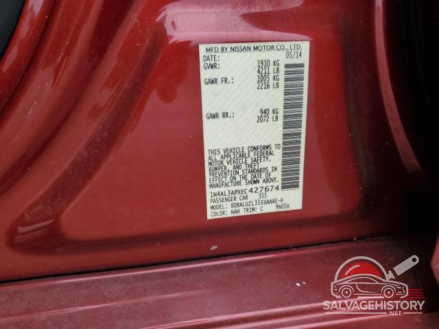1N4AL3APXEC427674 2014 NISSAN ALTIMA photo no. 13