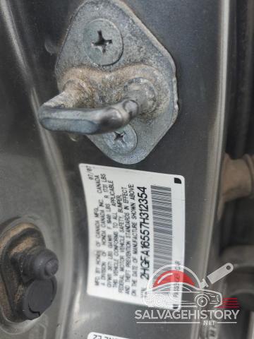 2HGFA16557H312354 2007 HONDA CIVIC photo no. 12