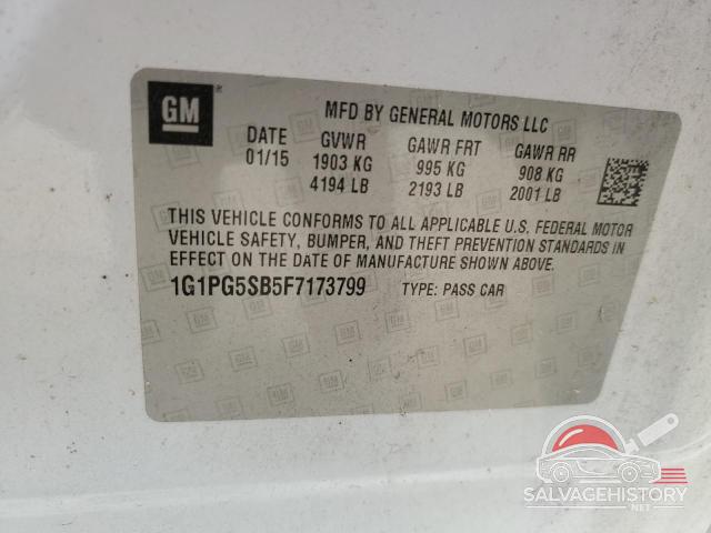 1G1PG5SB5F7173799 2015 CHEVROLET CRUZE photo no. 12