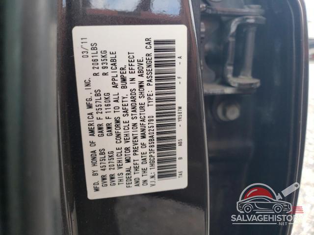 1HGCP3F85BA025790 2011 HONDA ACCORD photo no. 12