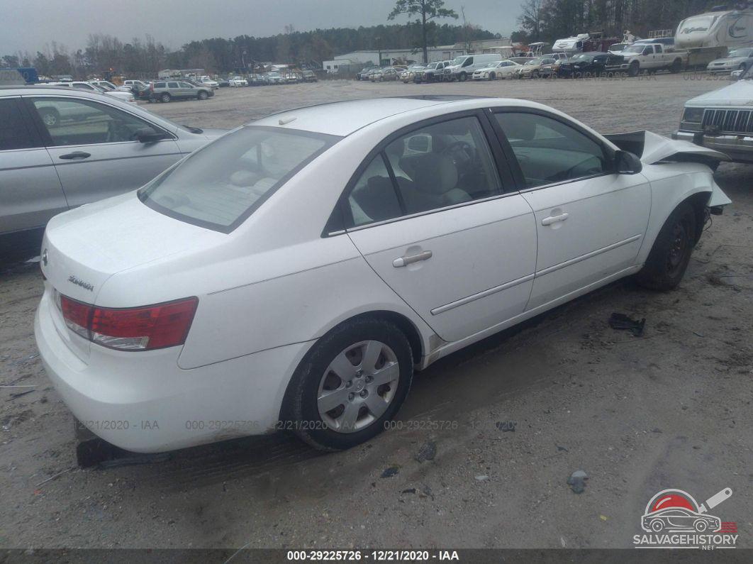 5NPET46C68H313770 2008 HYUNDAI SONATA photo no. 4