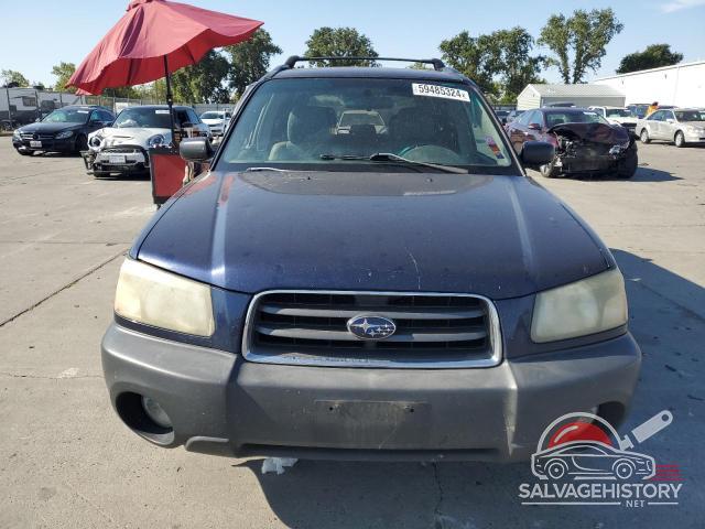 JF1SG63695H723593 2005 SUBARU FORESTER photo no. 5