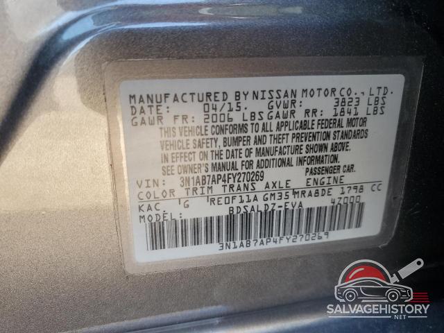 3N1AB7AP4FY270269 2015 NISSAN SENTRA photo no. 12