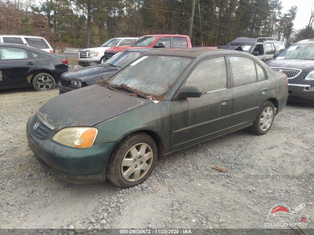 2HGES26781H613191 2001 HONDA CIVIC photo no. 2
