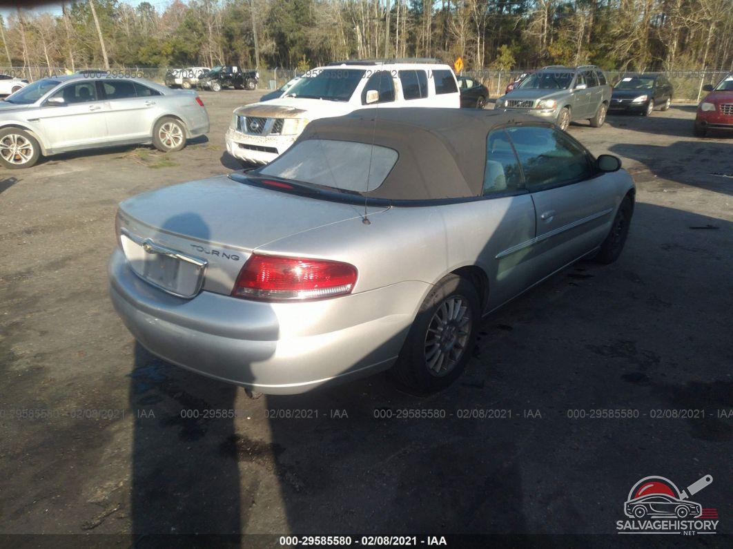 1C3EL55R15N676912 2005 CHRYSLER SEBRING CONV photo no. 4