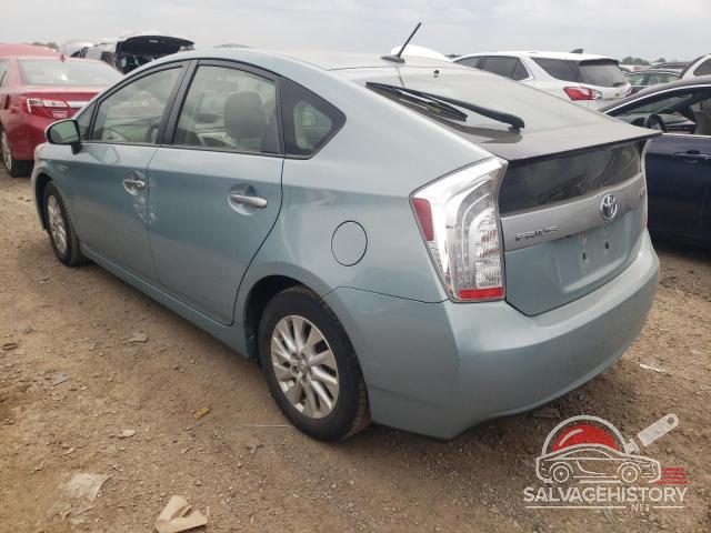 JTDKN3DP5C3005202 2012 TOYOTA PRIUS photo no. 2