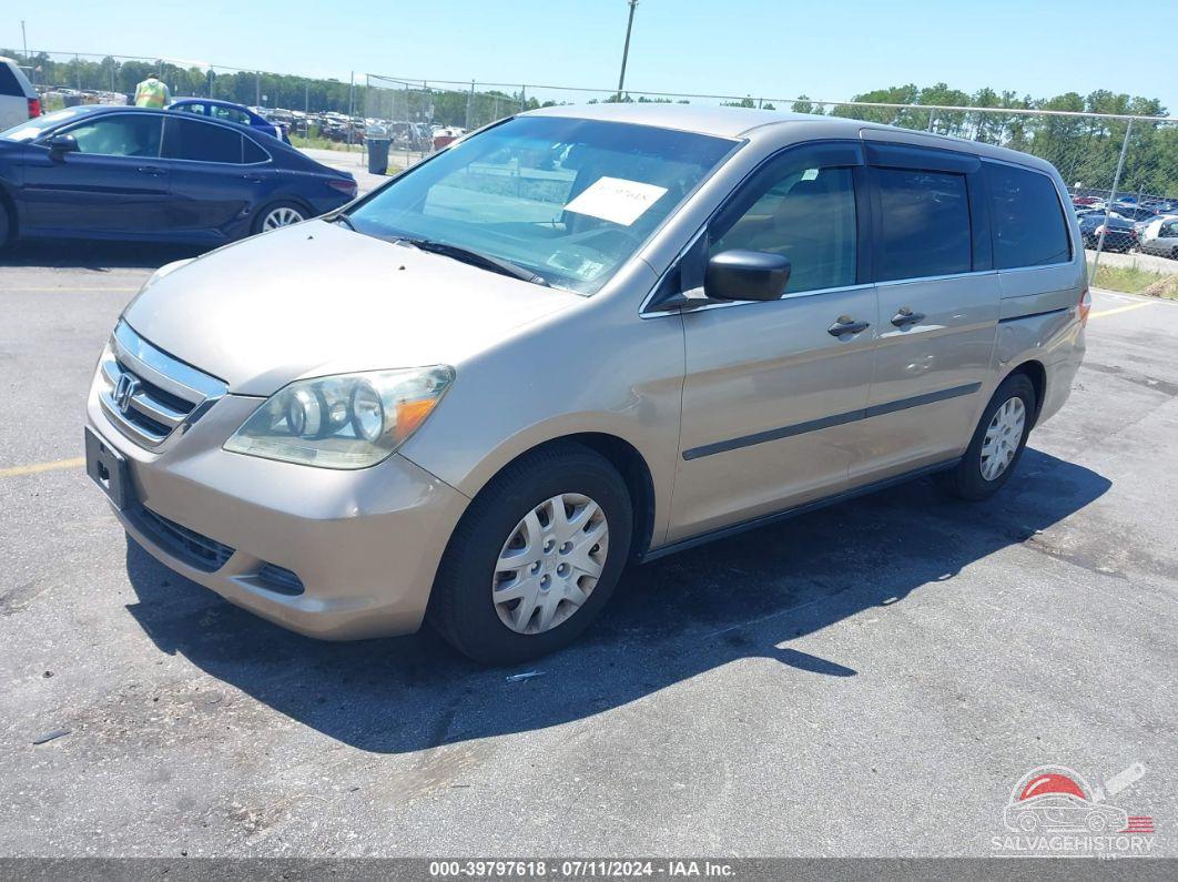 5FNRL38217B117667 2007 HONDA ODYSSEY photo no. 2