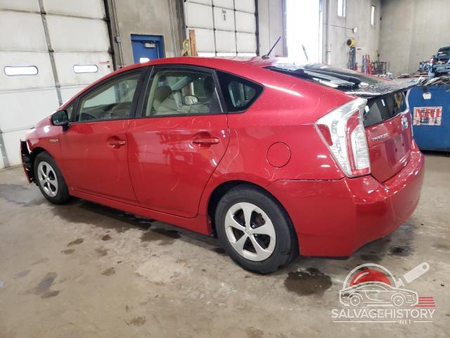JTDKN3DU3E0374490 2014 TOYOTA PRIUS photo no. 2