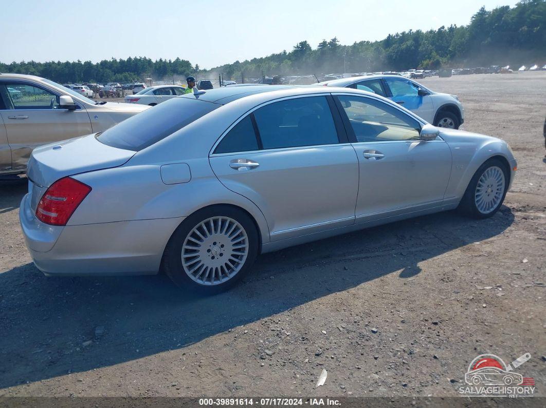 WDDNG76X47A071565 2007 MERCEDES-BENZ S 600 photo no. 4