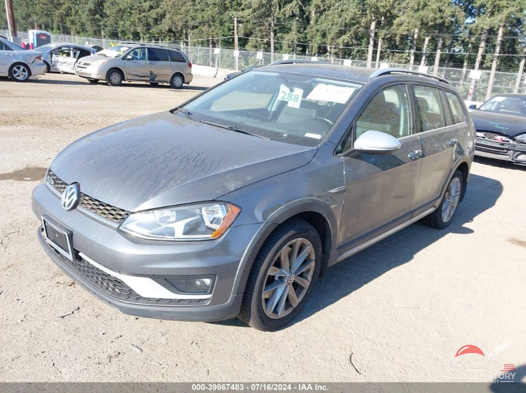 3VWH17AU6HM533230 2017 VOLKSWAGEN GOLF ALLTRACK photo no. 2