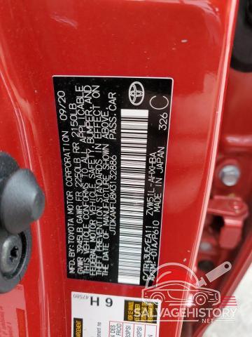 JTDKAMFU8M3132886 2021 TOYOTA PRIUS photo no. 12