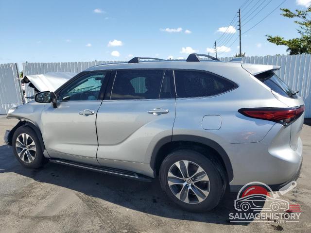 5TDGZRAH8MS521371 2021 TOYOTA HIGHLANDER photo no. 2