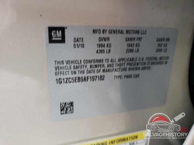 1G1ZC5EB9AF197182 2010 CHEVROLET MALIBU photo no. 12
