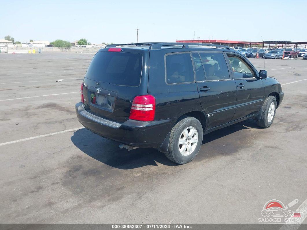 JTEGF21A810008683 2001 TOYOTA HIGHLANDER photo no. 4