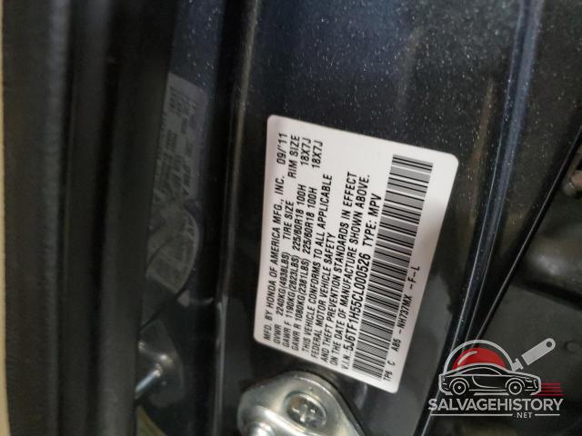 5J6TF1H55CL000526 2012 HONDA CROSSTOUR photo no. 13
