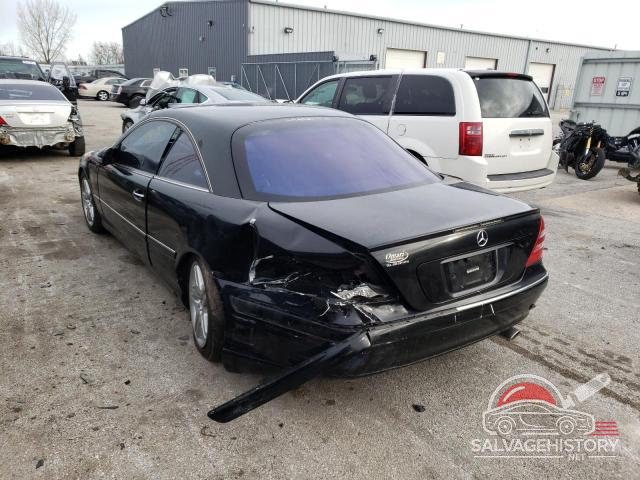 WDBPJ75J32A028134 2002 MERCEDES-BENZ CL-CLASS photo no. 3