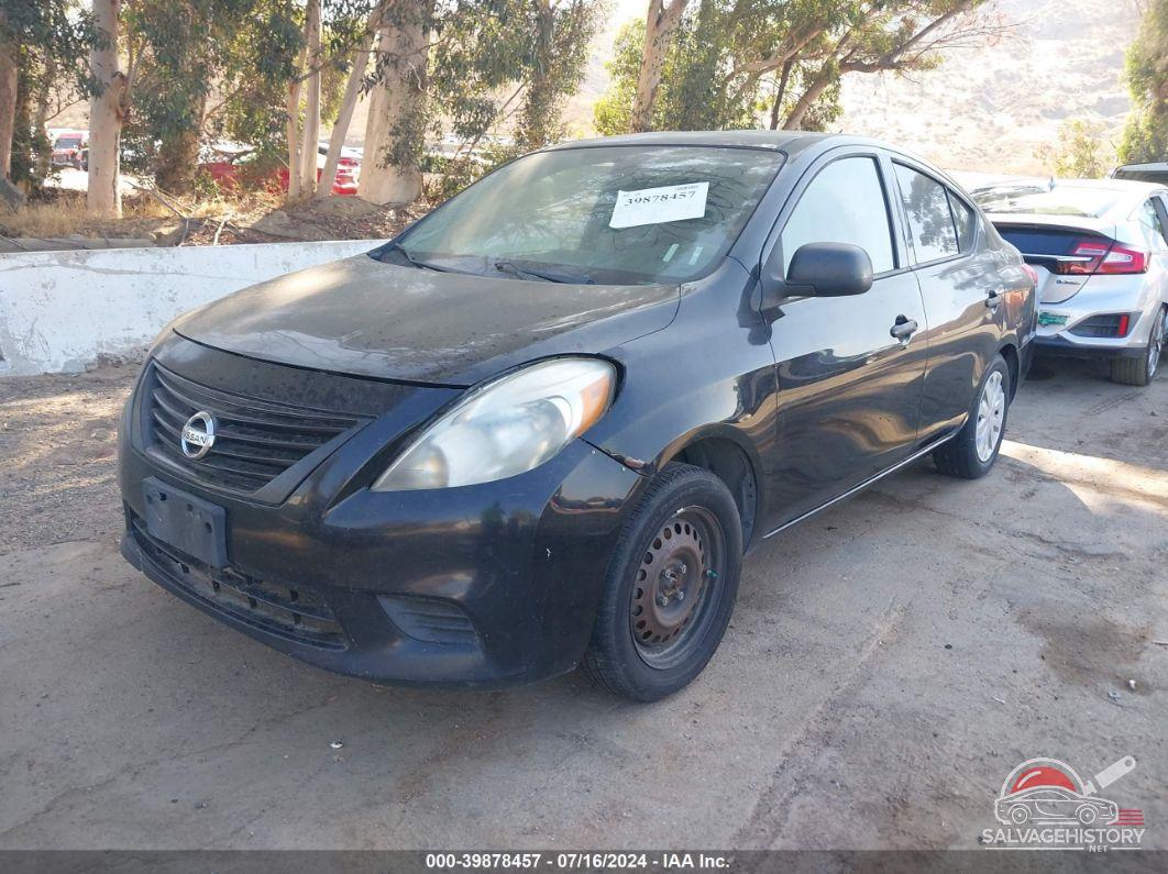 3N1CN7AP4EL854537 2014 NISSAN VERSA photo no. 2