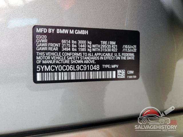 5YMCY0C06L9C91048 2020 BMW X6 photo no. 13