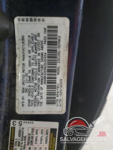 1NXBR32E86Z630354 2006 TOYOTA COROLLA photo no. 12