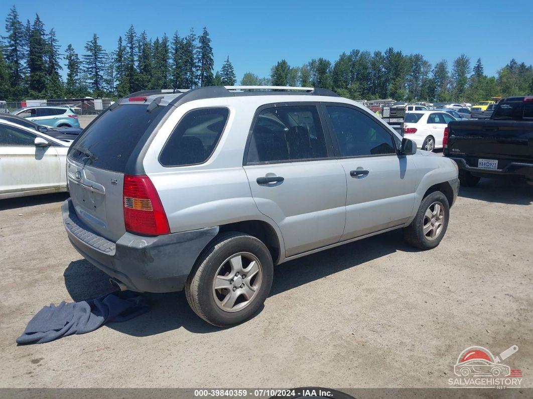 KNDJF724X87493040 2008 KIA SPORTAGE photo no. 4