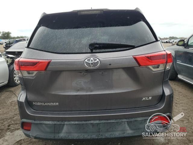 5TDKZRFH6KS332685 2019 TOYOTA HIGHLANDER photo no. 6