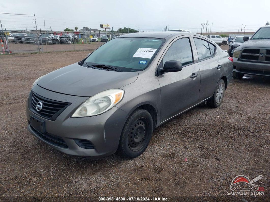 3N1CN7AP4DL835582 2013 NISSAN VERSA photo no. 2