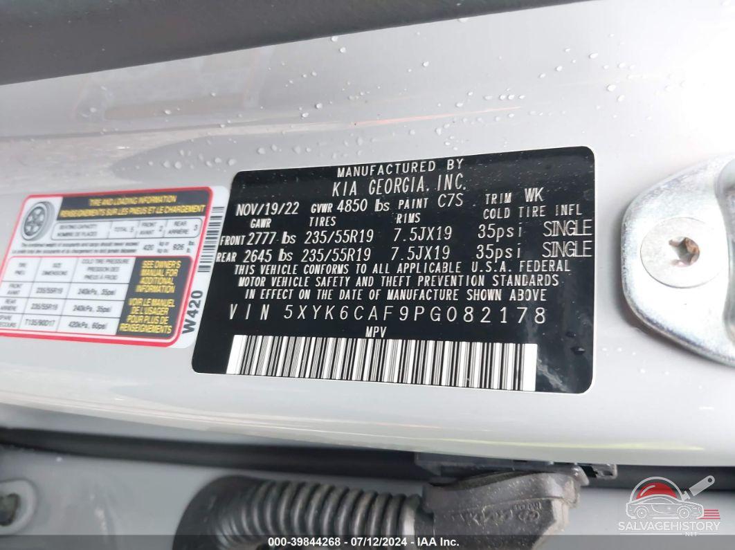 5XYK6CAF9PG082178 2023 KIA SPORTAGE photo no. 9