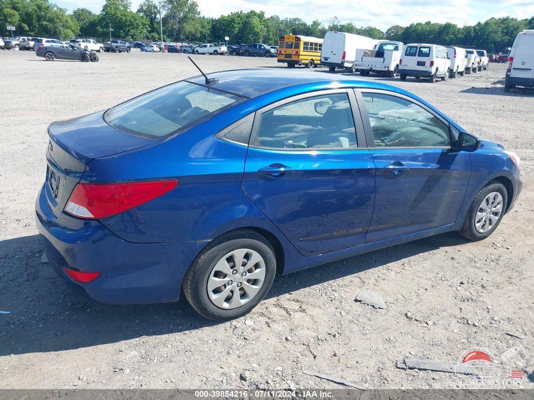 KMHCT4AE5HU170151 2017 HYUNDAI ACCENT photo no. 4