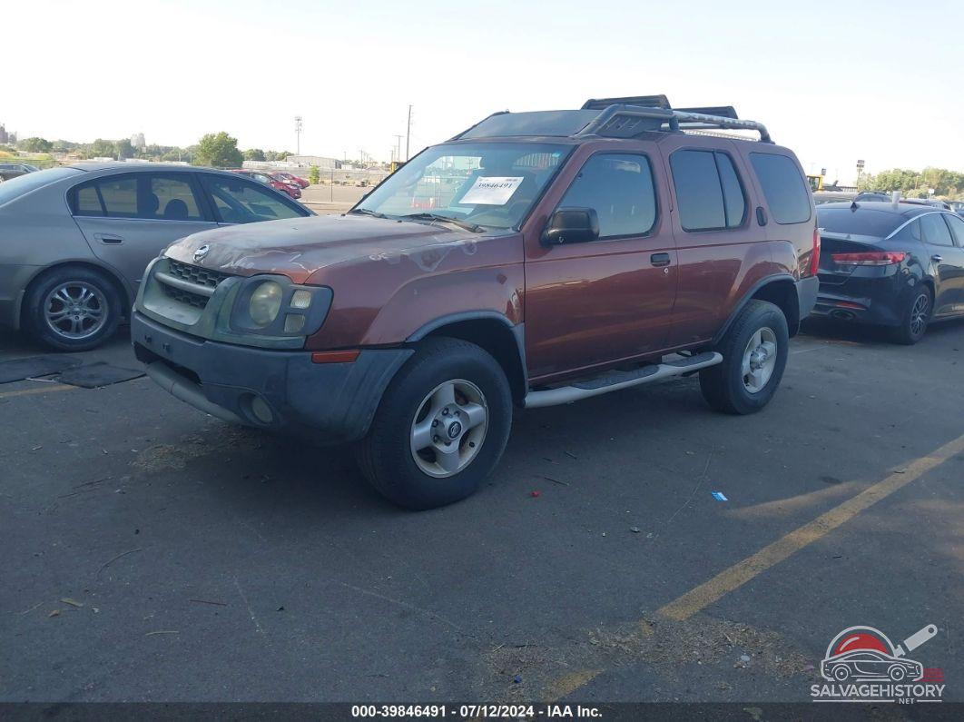 5N1ED28T02C510317 2002 NISSAN XTERRA photo no. 2