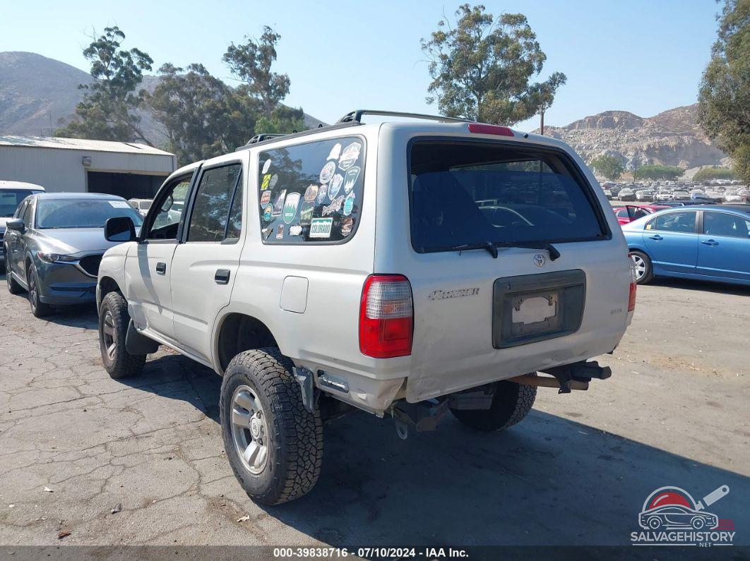 JT3GM84R8X0045678 1999 TOYOTA 4RUNNER photo no. 3