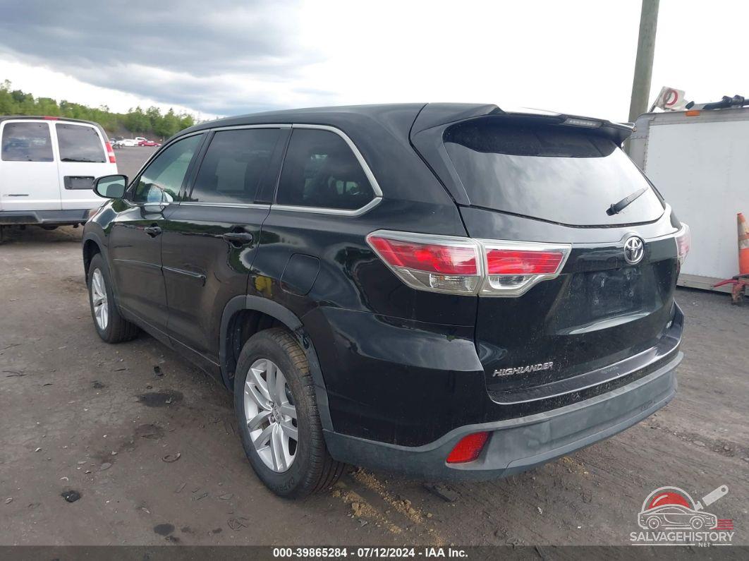 5TDZKRFH0FS041320 2015 TOYOTA HIGHLANDER photo no. 3
