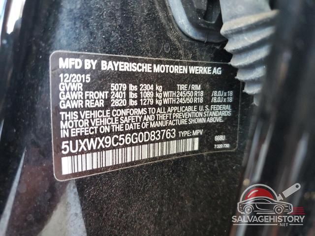 5UXWX9C56G0D83763 2016 BMW X3 photo no. 13