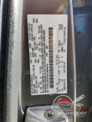 1FMCU9GX5EUB64915 2014 FORD ESCAPE photo no. 13