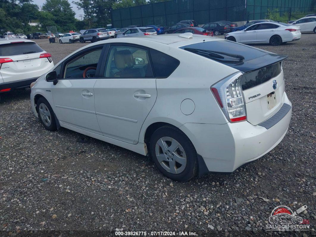 JTDKN3DU4B1467380 2011 TOYOTA PRIUS photo no. 3