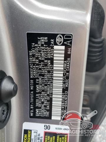 2T1BURHE5FC231217 2015 TOYOTA COROLLA photo no. 13