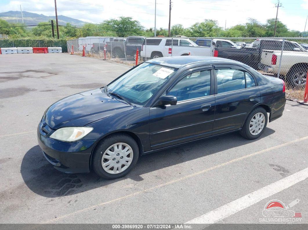 2HGES16564H642959 2004 HONDA CIVIC photo no. 2