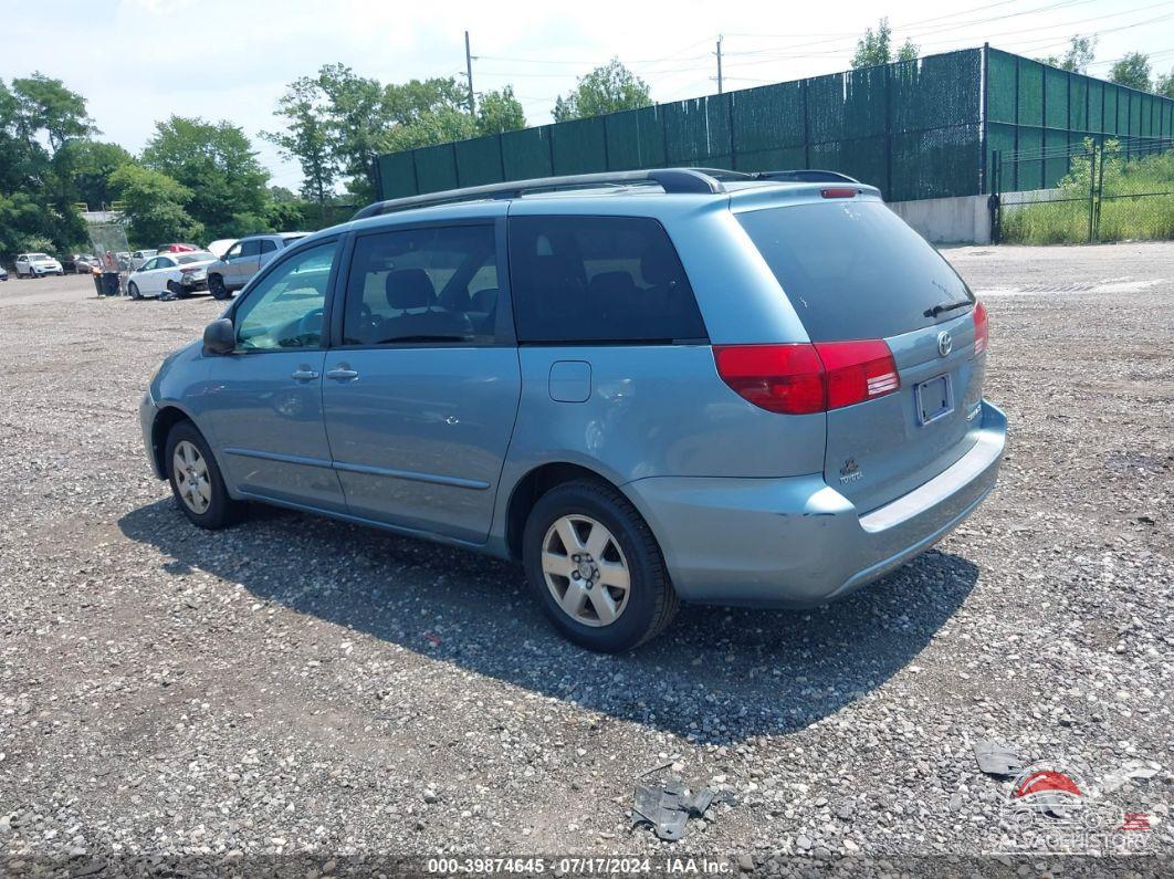 5TDZA23C44S211615 2004 TOYOTA SIENNA photo no. 3