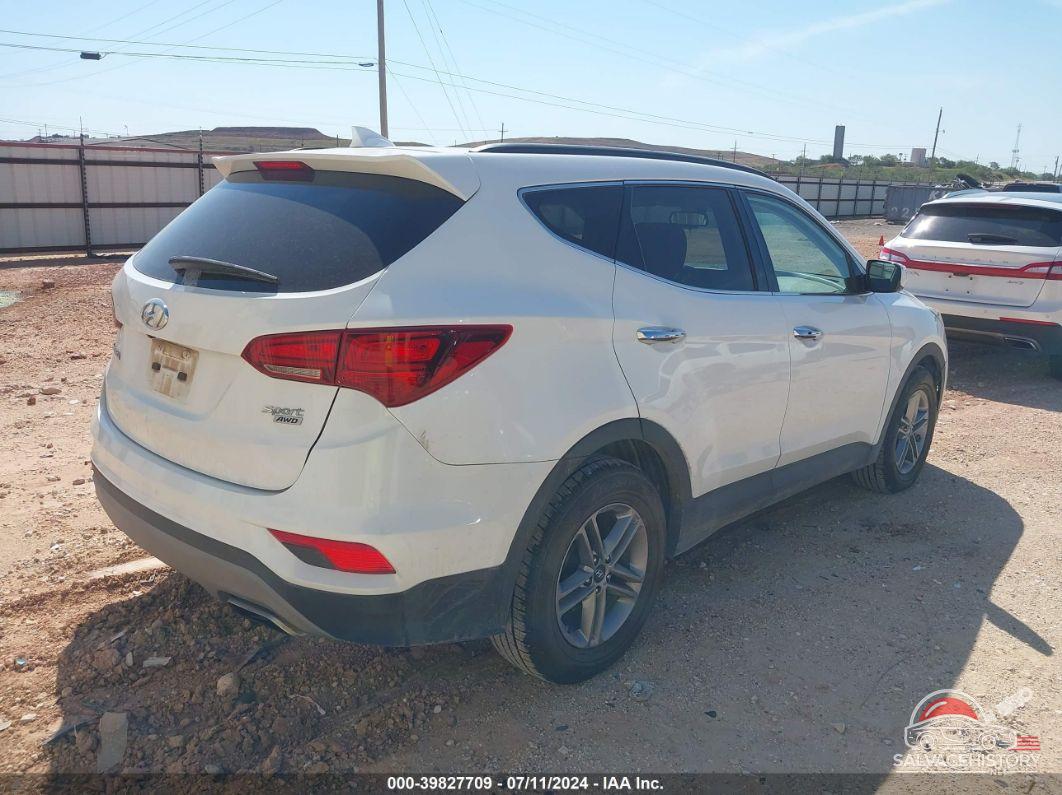 5NMZUDLB9JH089858 2018 HYUNDAI SANTA FE SPORT photo no. 4