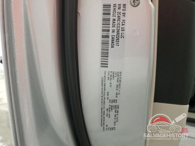 2C4RC1CG3NR226317 2022 CHRYSLER MINIVAN photo no. 13