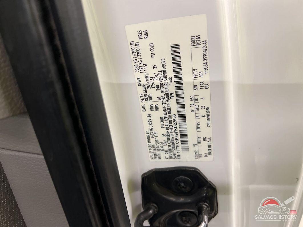 1FTEX1E89FKD22638 2015 FORD F-150 photo no. 8