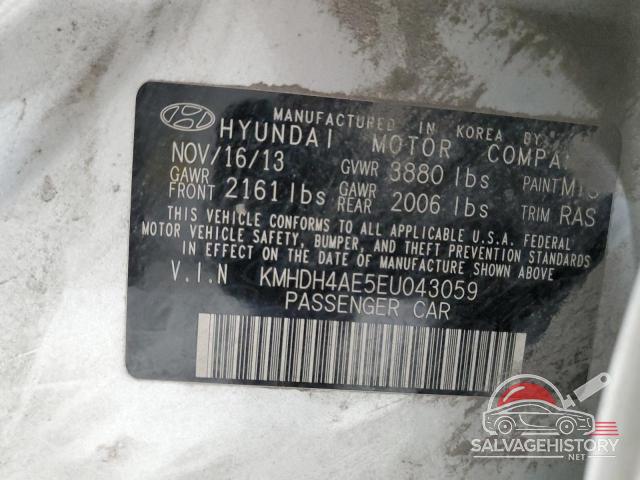 KMHDH4AE5EU043059 2014 HYUNDAI ELANTRA photo no. 12