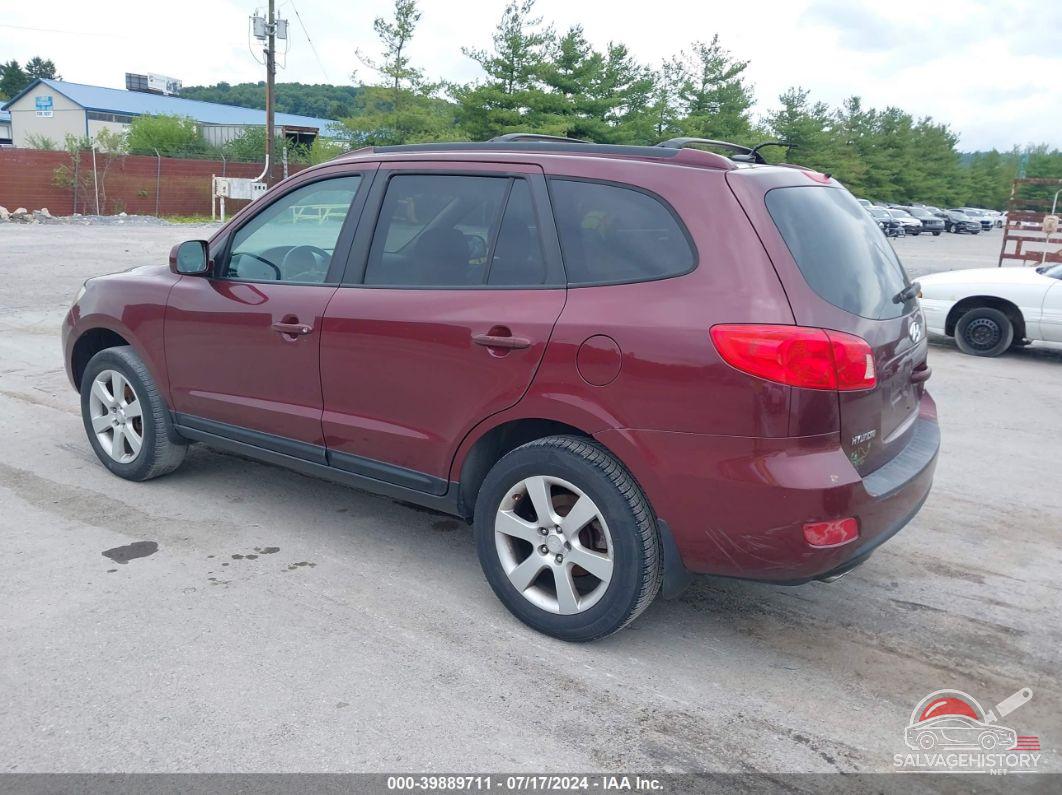 5NMSH13E67H091770 2007 HYUNDAI SANTA FE photo no. 3