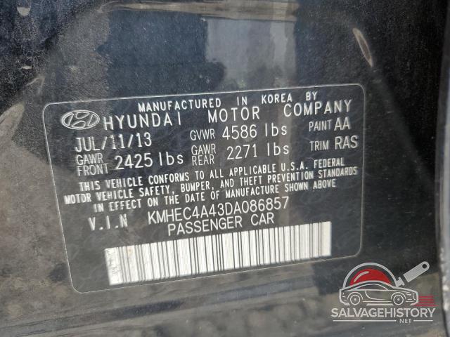 KMHEC4A43DA086857 2013 HYUNDAI SONATA photo no. 12