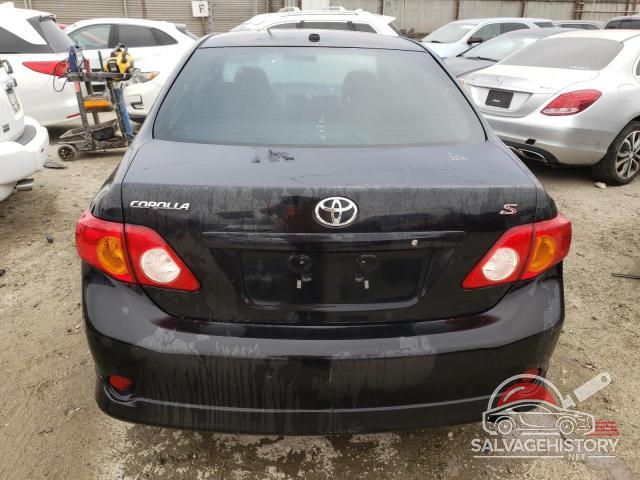 1NXBU40E09Z104036 2009 TOYOTA COROLLA BA photo no. 6