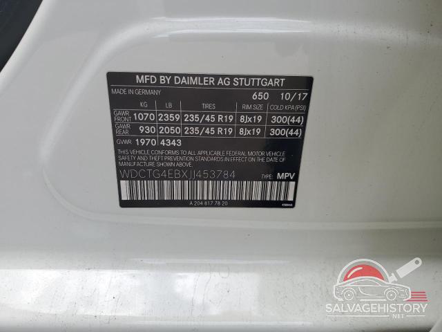 WDCTG4EBXJJ453784 2018 MERCEDES-BENZ GLA-CLASS photo no. 12