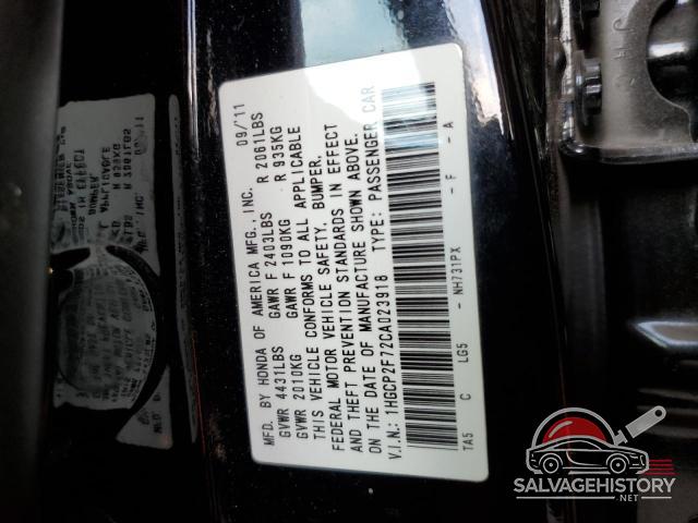 1HGCP2F72CA023918 2012 HONDA ACCORD photo no. 12