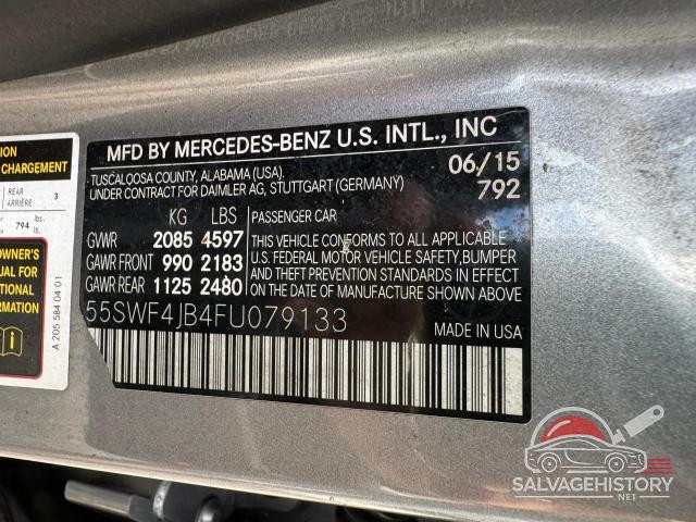 55SWF4JB4FU079133 2015 MERCEDES-BENZ C-CLASS photo no. 10