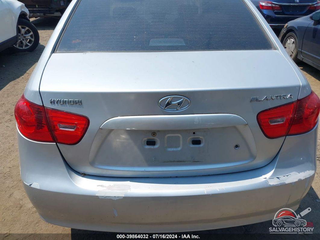 KMHDU46D38U499366 2008 HYUNDAI ELANTRA photo no. 6